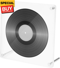 Listing image for Acrylic Kpop CD Display Clear CD Frame 5.91"×5.91" Desktop Album Frame Holder fo